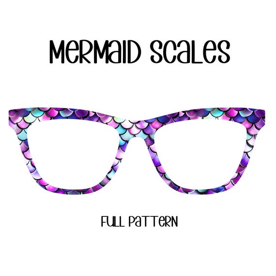 MERMAID SCALES Eyewear Toppers, comes with N52 magnets
