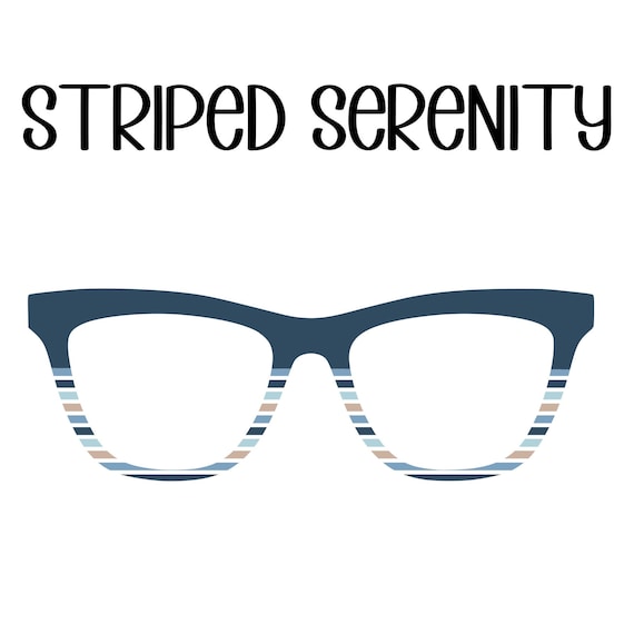 STRIPED SERENITY Eyewear Toppers, comes with N52 magnets