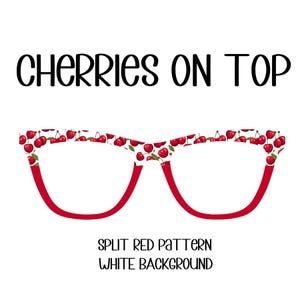 CHERRIES ON TOP Eyewear Toppers, comes with N52 magnets