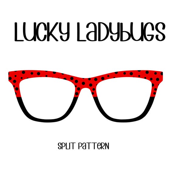LUCKY LADYBUGS Eyewear Toppers, comes with N52 magnets