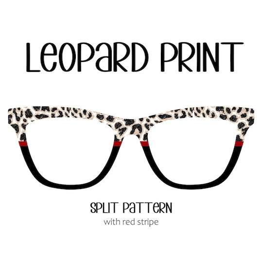 LEOPARD PRINT Eyewear Toppers, comes with N52 magnets
