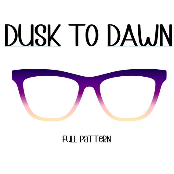 DUSK TO DAWN Horizontal Gradient Eyewear Topper, comes with N52 magnets