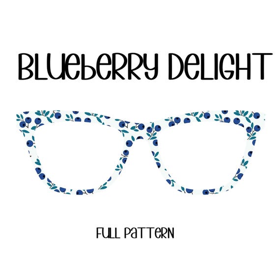 BLUEBERRY DELIGHT Eyewear Toppers, comes with N52 magnets