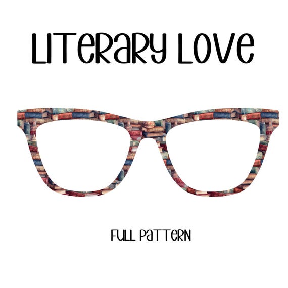 LITERARY LOVE Eyewear Toppers, comes with N52 magnets