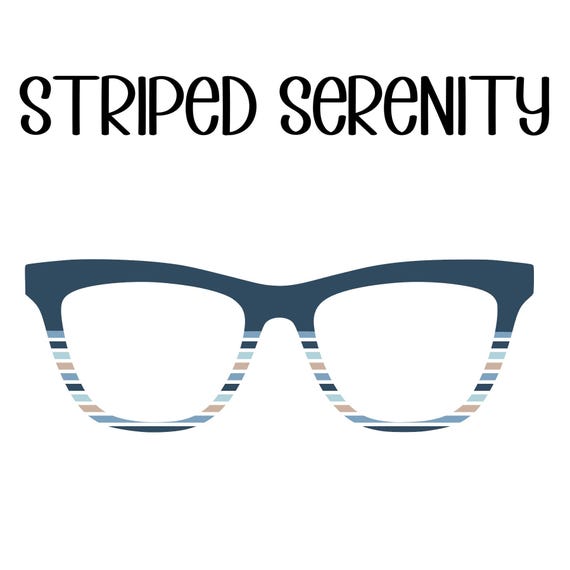 STRIPED SERENITY Eyewear Toppers, comes with N52 magnets