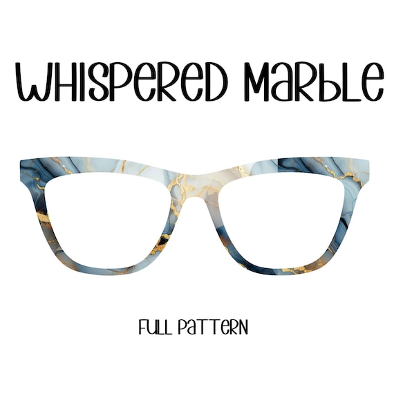 WHISPERED MARBLE Eyewear Toppers, comes with N52 magnets