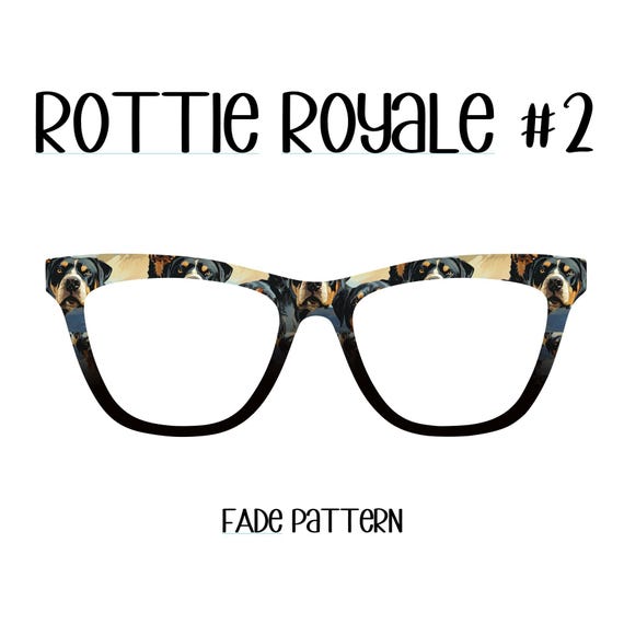 ROTTIE ROYALE #2 Eyewear Toppers, comes with N52 magnets
