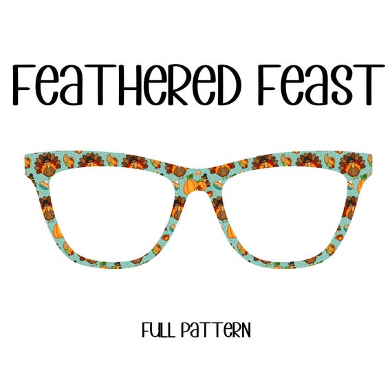 FEATHERED FEAST Eyewear Toppers, comes with N52 magnets