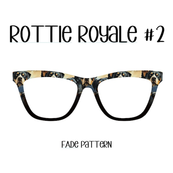 ROTTIE ROYALE #2 Eyewear Toppers, comes with N52 magnets