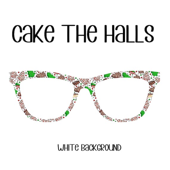 CAKE THE HALLS Eyewear Toppers, comes with N52 magnets