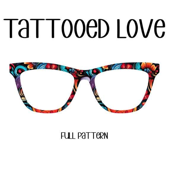 TATTOOED LOVE Eyewear Toppers, comes with N52 magnets