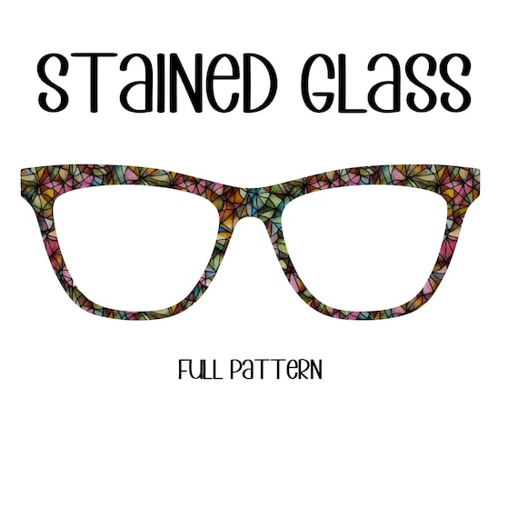 STAINED GLASS Eyewear Toppers, comes with N52 magnets