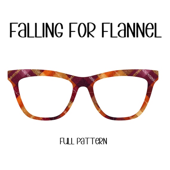 FALLING FOR FLANNEL Eyewear Toppers, comes with N52 magnets