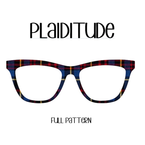 PLAIDITUDE Eyewear Toppers, comes with N52 magnets