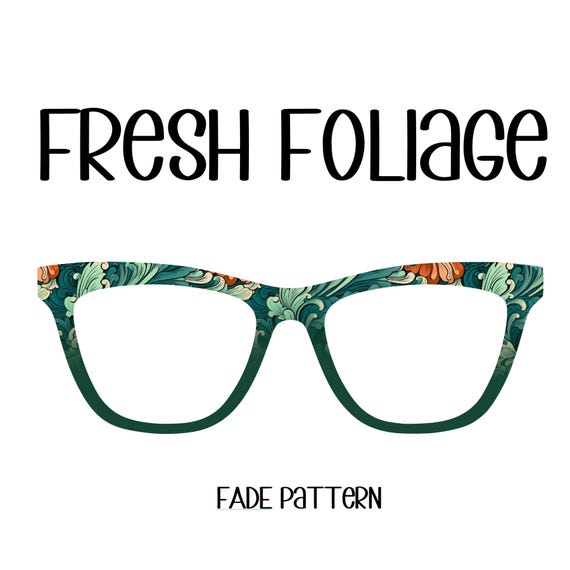 FRESH FOLIAGE Horizontal Gradient Eyewear Topper, comes with N52 magnets