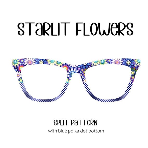 STARLIT FLOWERS Eyewear Toppers, comes with N52 magnets