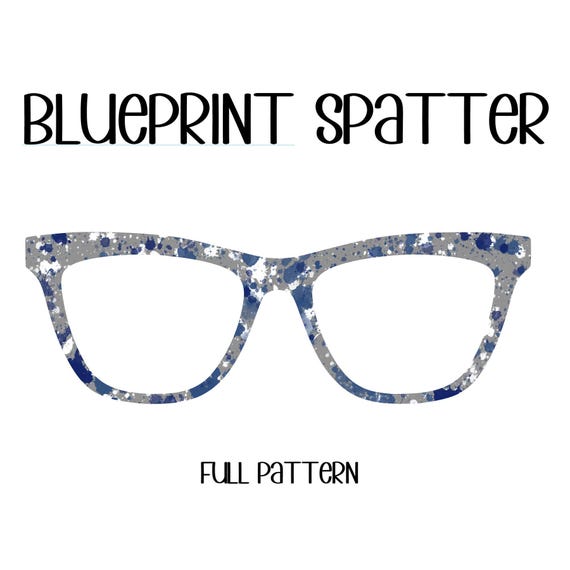 BLUEPRINT SPATTER Eyewear Toppers, comes with N52 magnets