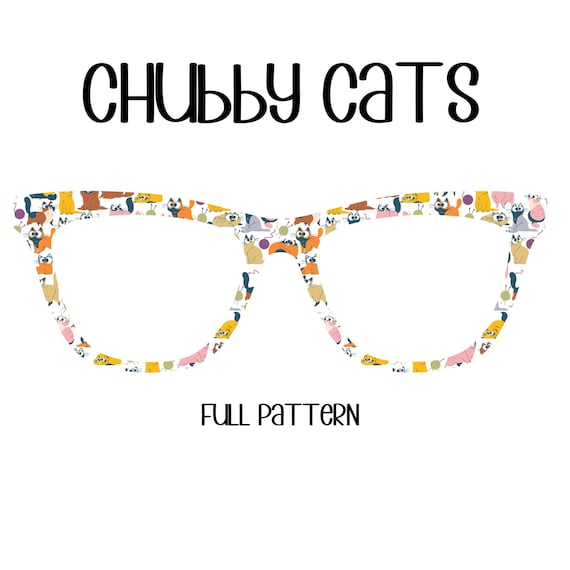 CHUBBY CATS Eyewear Toppers, comes with N52 magnets