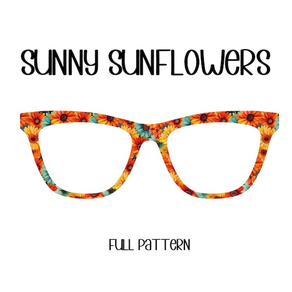 SUNNY SUNFLOWERS Eyewear Toppers, comes with N52 magnets