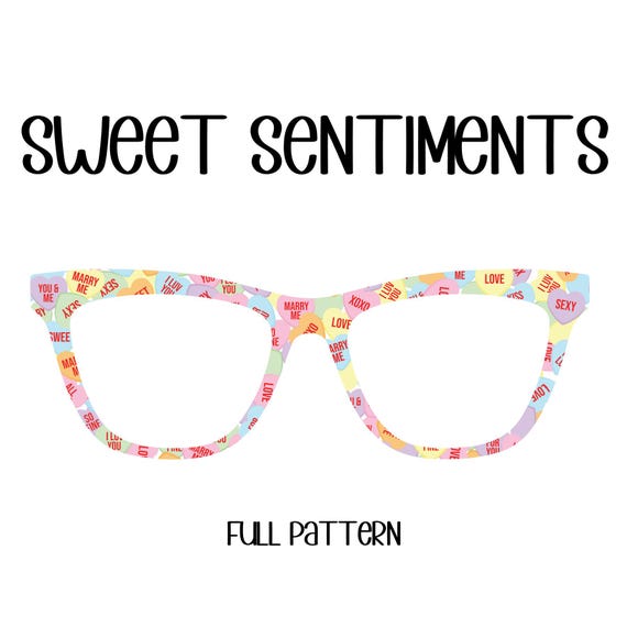 SWEET SENTIMENTS Eyewear Toppers, comes with N52 magnets