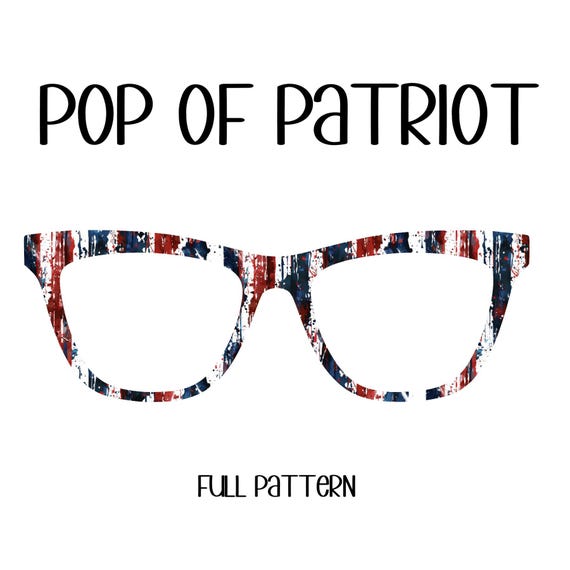 POP OF PATRIOT Eyewear Toppers, comes with N52 magnets