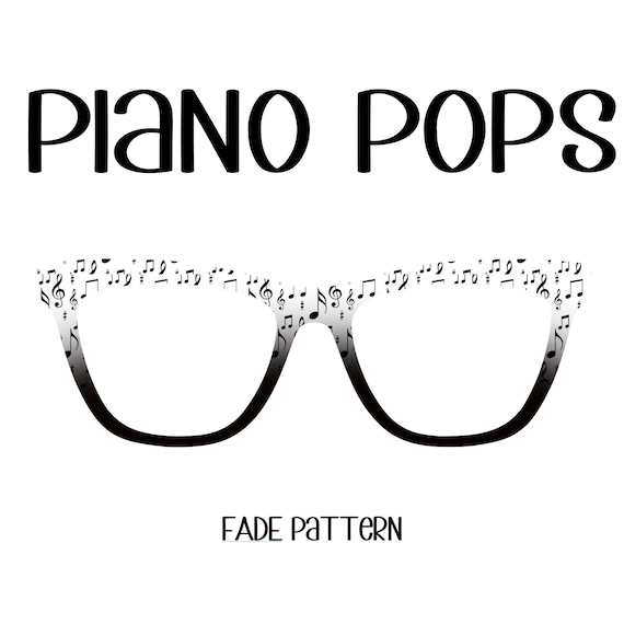 PIANO POPS Eyewear Toppers, comes with N52 magnets