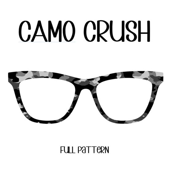 CAMO CRUSH Eyewear Toppers, comes with N52 magnets