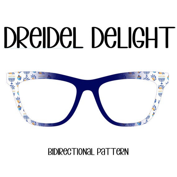 DREIDEL DELIGHT Eyewear Toppers, comes with N52 magnets