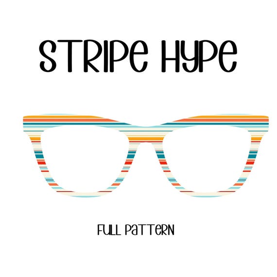 STRIPE HYPE Eyewear Toppers, comes with N52 magnets