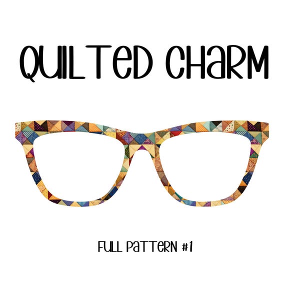 QUILTED CHARM Eyewear Toppers, comes with N52 magnets