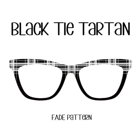 BLACK TIE TARTAN Eyewear Toppers, comes with N52 magnets