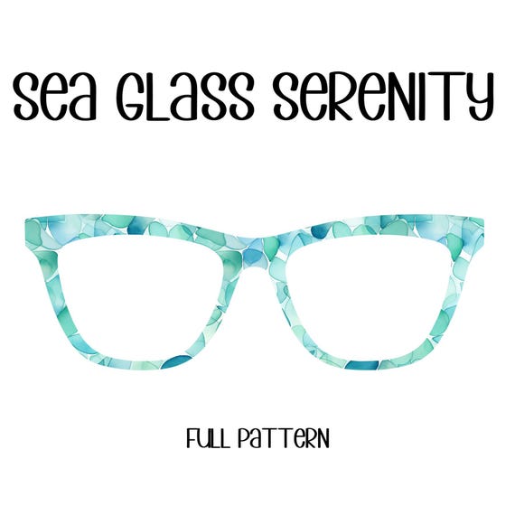 SEA GLASS SERENITY Eyewear Toppers, comes with N52 magnets