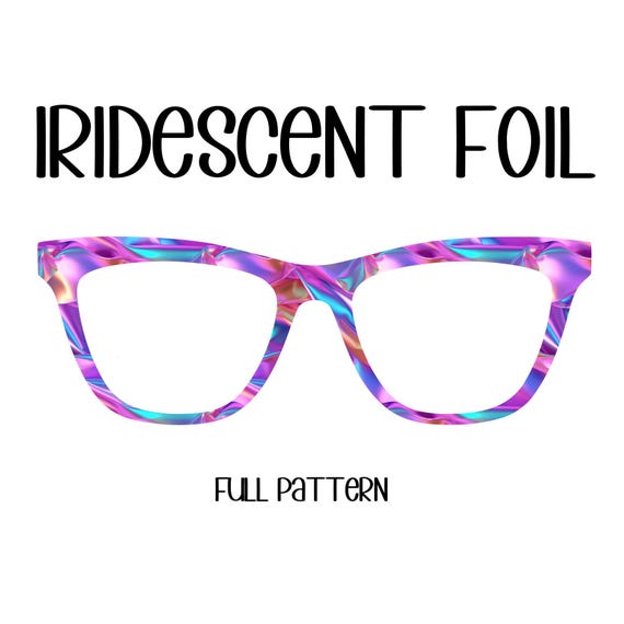 IRIDESCENT FOIL Eyewear Toppers, comes with N52 magnets