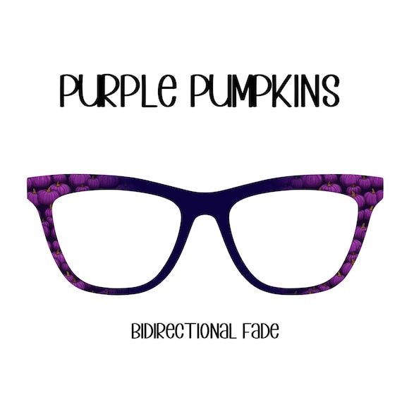 PURPLE PUMPKINS Eyewear Toppers, comes with N52 magnets