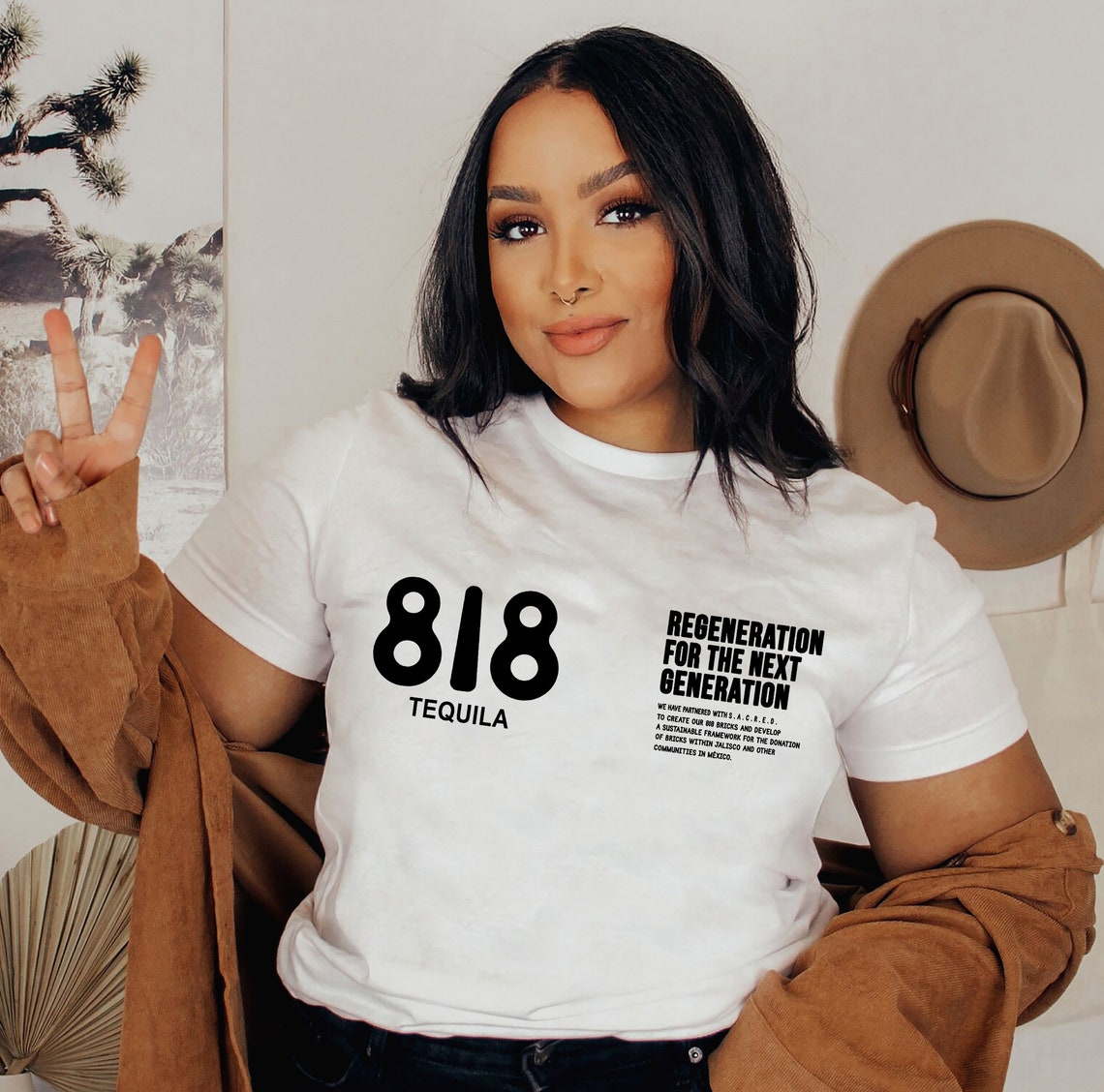 818 Tequila Sweatshirt Kendall Jenner Trendy Sweatshirt Etsy