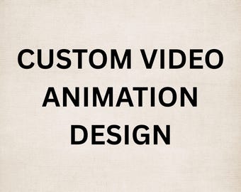 Custom Animated Video Design | Personalized Motion Graphics, Logo Integration