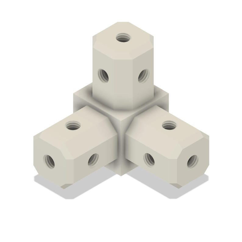 Right Angle Connector, 3d Printed Plastic Connector, Petg Durable ...