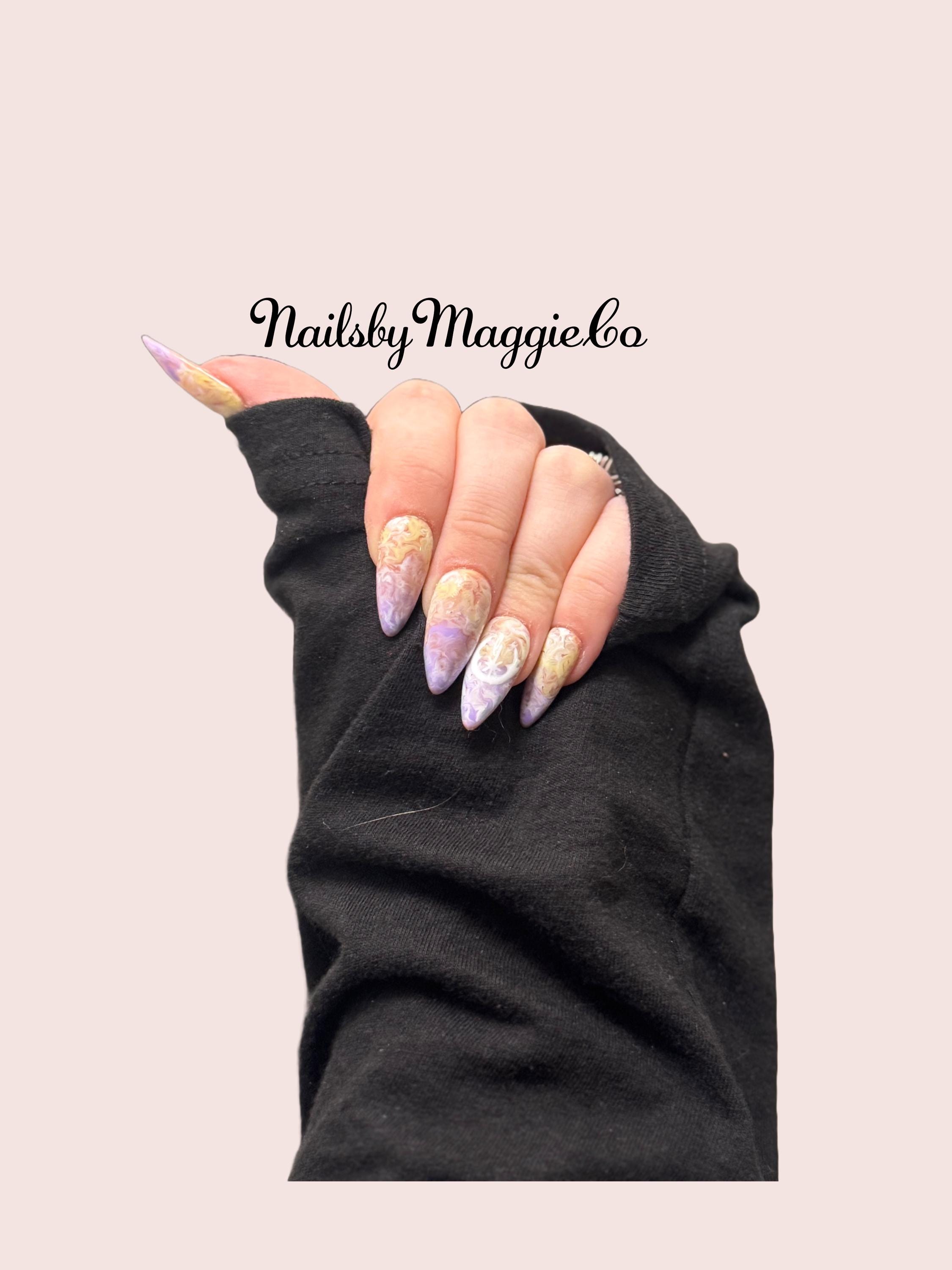 Padme Amidala Inspired Nails