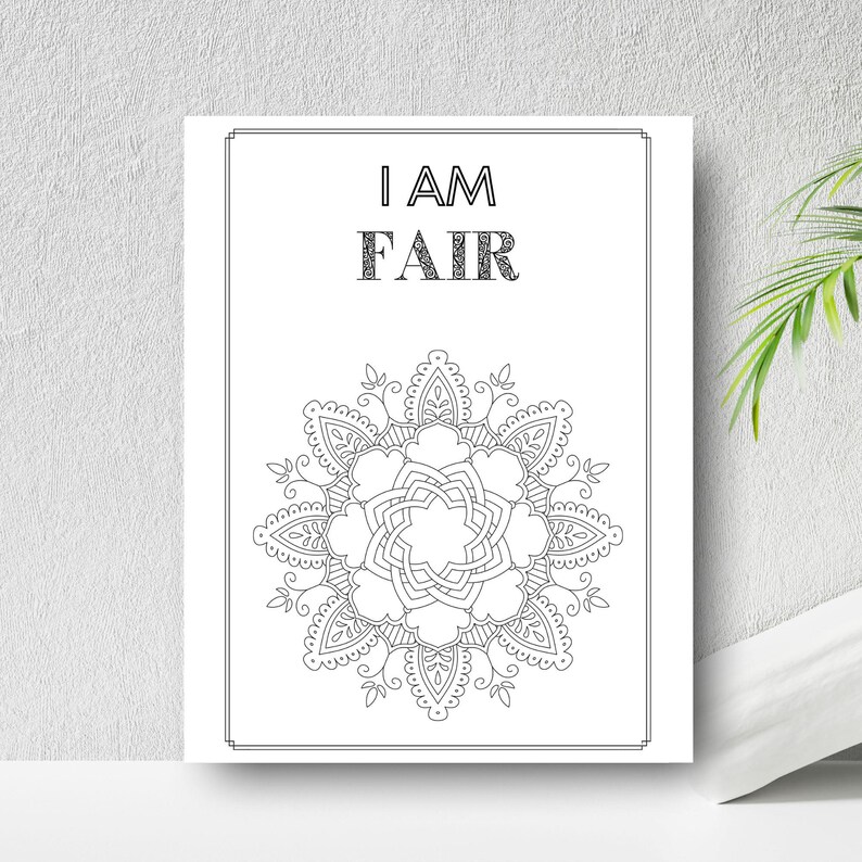 Editable Printable Mental Health Coloring Pages | Kids and Adult ...