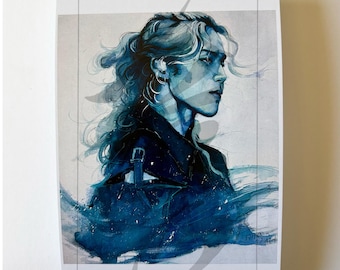 Guerrero Azul, fanart de Jimin