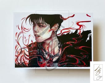 Akwarela "Dance on FYA" Jungkook fanart ARIRANG FYA