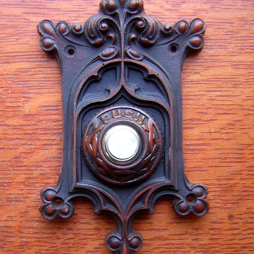 New Victorian lion Lighted Electric Doorbell Etsy