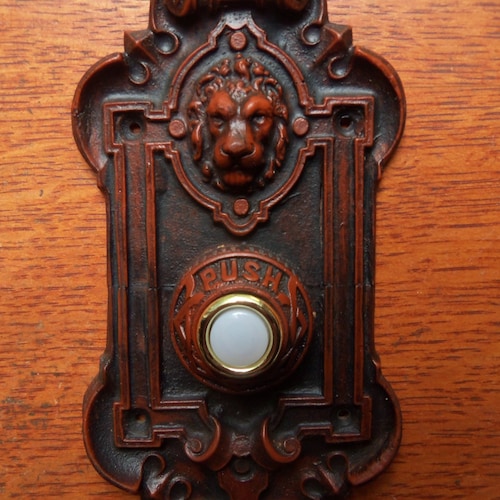New Victorian lion Lighted Electric Doorbell Etsy