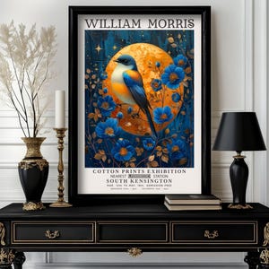 William Morris  Birds  Print, William Morris Exhibition Print, High quality poster, William Morris Poster, Vintage Morris Wall Art (B1_06)