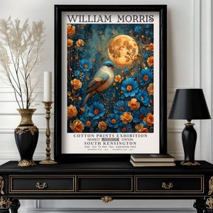 William Morris  Birds  Print, William Morris Exhibition Print, High quality poster, William Morris Poster, Vintage Morris Wall Art (B1_09)