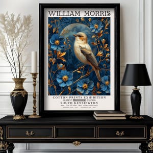 William Morris  Birds  Print, William Morris Exhibition Print, High quality poster, William Morris Poster, Vintage Morris Wall Art (B1_04)