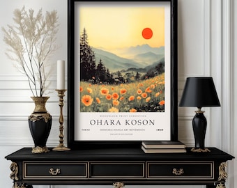 Ohara Koson Poster Nature, Ohara Koson Print, Ohara Koson Exhibition Print, Ohara Koson Poster art , Ohara Koson Vintage(O1_044)