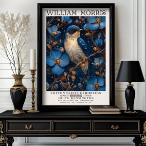 William Morris  Birds  Print, William Morris Exhibition Print, High quality poster, William Morris Poster, Vintage Morris Wall Art (B1_10)