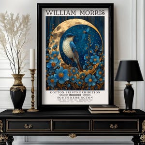 William Morris  Birds  Print, William Morris Exhibition Print, High quality poster, William Morris Poster, Vintage Morris Wall Art (B1_11)