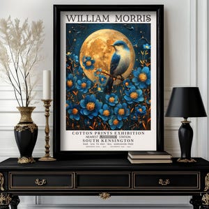 William Morris  Birds  Print, William Morris Exhibition Print, High quality poster, William Morris Poster, Vintage Morris Wall Art (B1_08)